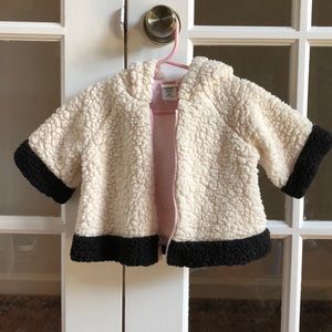 Hooded Sherpa Zip Up Jacket